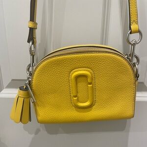 Marc Jacobs Yellow Leather Crossbody Camera Bag